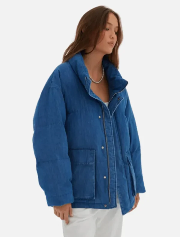 Toast Society Denim Puffer - Denim Blue< Tailored | Denim