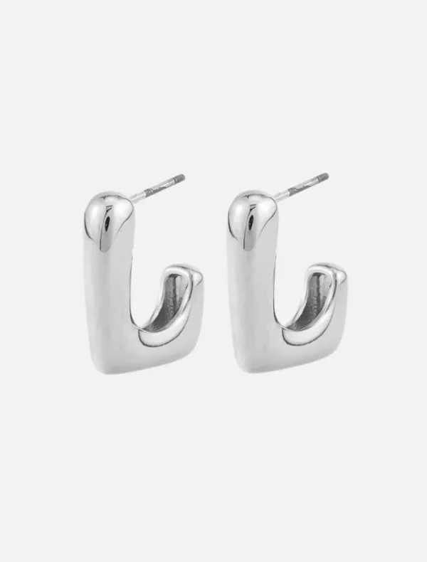 Jolie and Deen Dione Hoops - Silver< Earrings