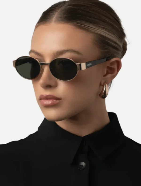 Otra Echo - Gold Tortoiseshell/ Green< Sunglasses | Uv Protection