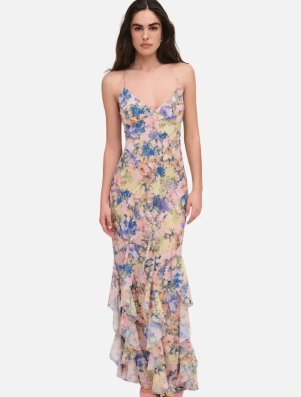 For Love & Lemons Elea Maxi Dress - Pink< Casual Dresses | Mini Dresses