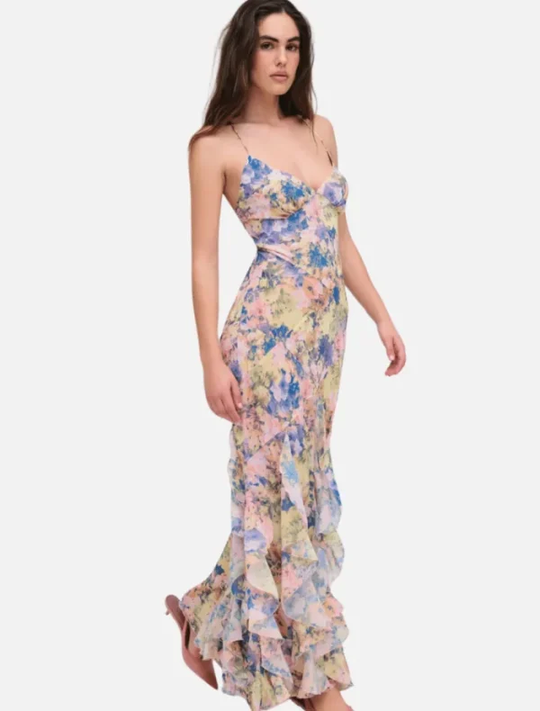 For Love & Lemons Elea Maxi Dress - Pink< Casual Dresses | Mini Dresses