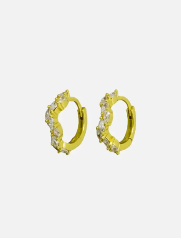 Jolie and Deen Elora Sleepers - Gold< Earrings