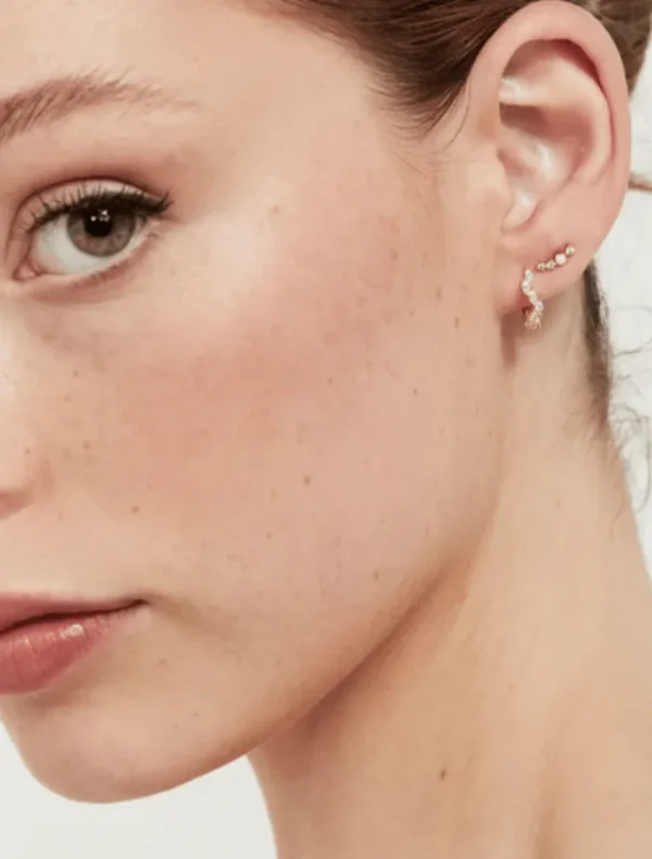 Jolie and Deen Elora Sleepers - Gold< Earrings