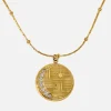 Insurge Clothing Emmanuelle Coin Necklace - Gold< Necklaces