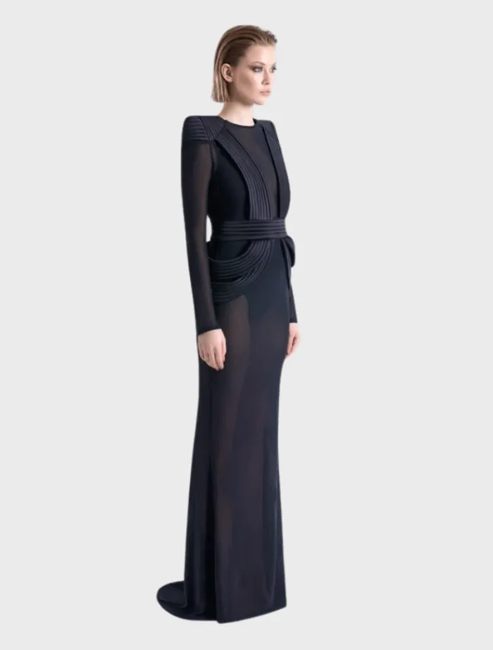 empty_streets_gown__black_2.webp Zhivago Empty Streets Gown - Black< Shoulder Bag | Hand Bags