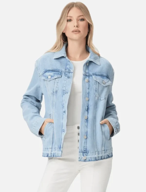 PAIGE Felix Jacket - Fifi Distressed< Denim | Jackets / Coats