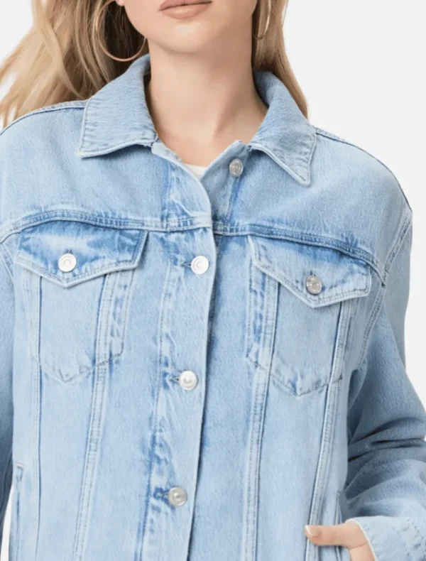 PAIGE Felix Jacket - Fifi Distressed< Denim | Jackets / Coats