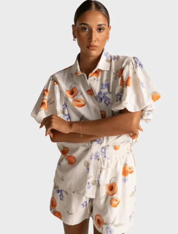 Zanetta Fi Fi Shirt – Sweet Peach< Shorts | Shirts