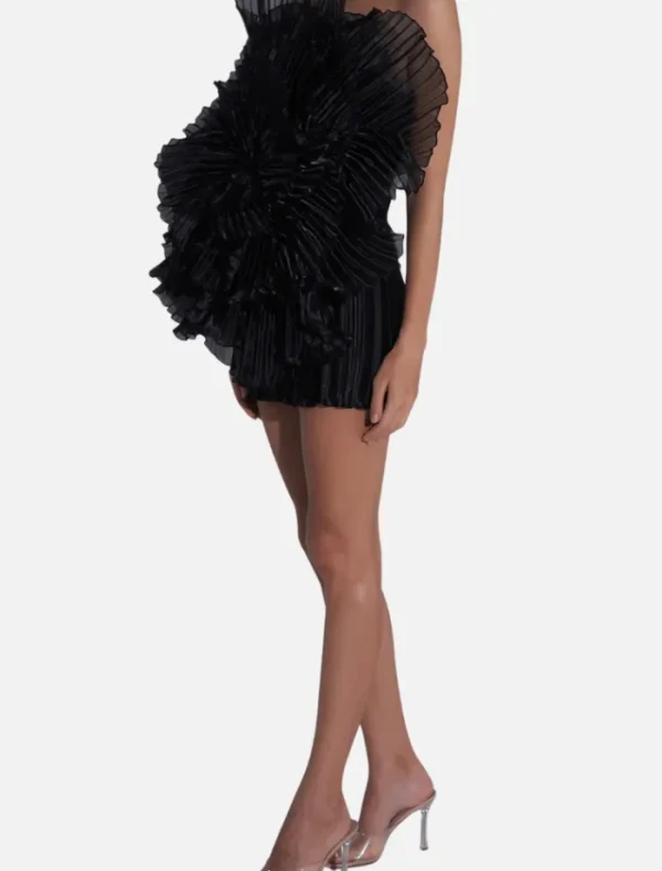 Lidee Fleur Mini - Noir< Casual Dresses | Mini Dresses
