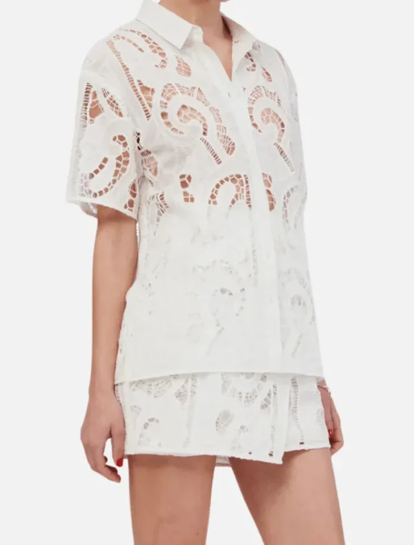 Suboo Florence Lace Skirt - White< Skirts | Shirts