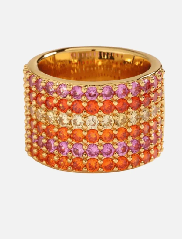 Emma Pills Frosted Ring - Multi< Rings