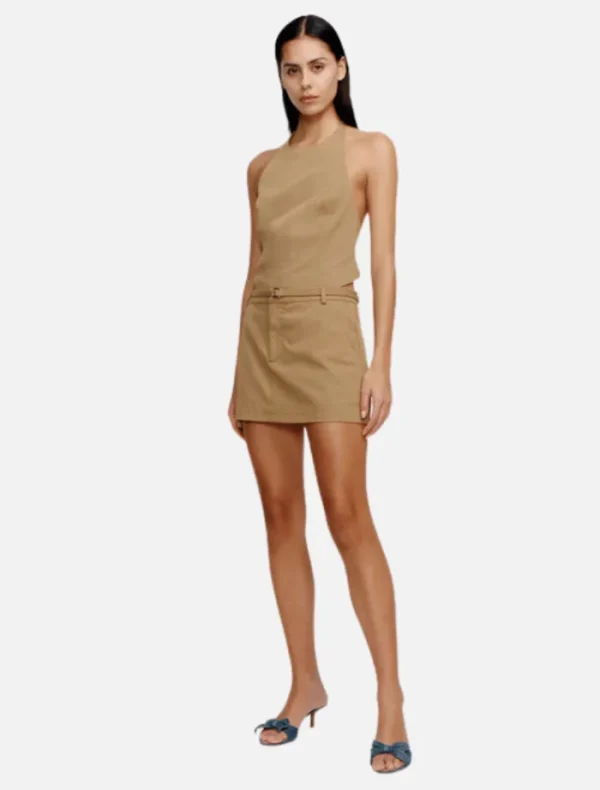 Ownley Gabe Mini Skirt - Caramel< Skirts