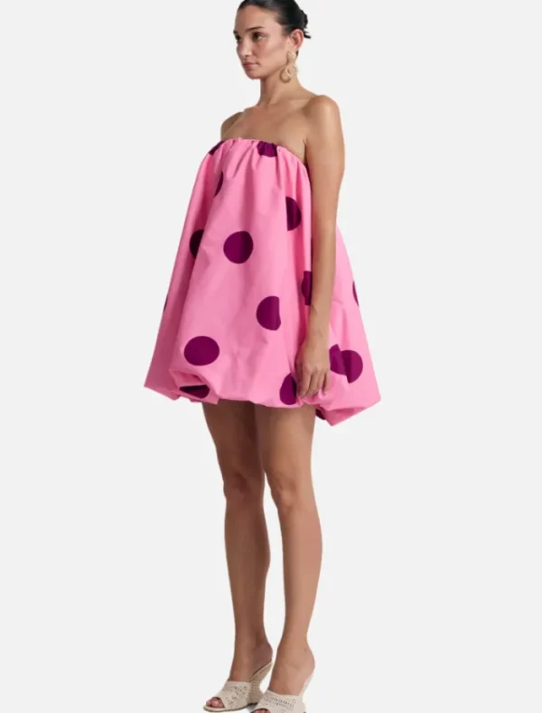 The Wolf Gang Gaia Bubble Dress - Candy Spot< Mini Dresses