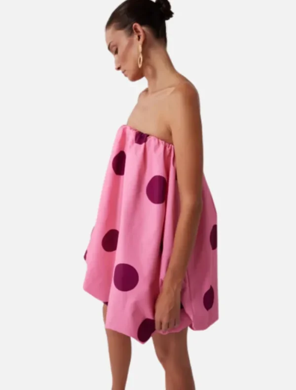 The Wolf Gang Gaia Bubble Dress - Candy Spot< Mini Dresses