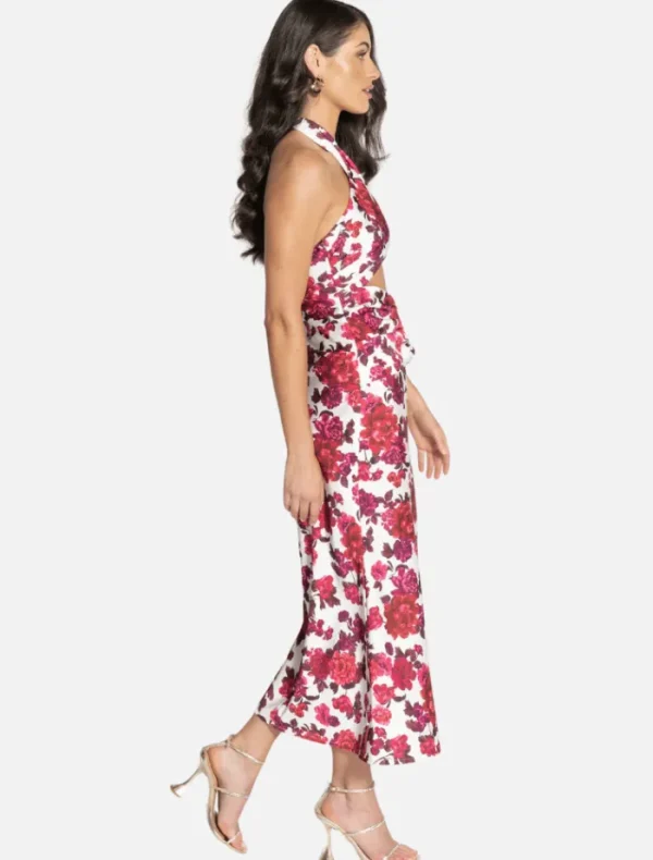 Zanetta Georgia Midi Dress – Pink Floral< Casual Dresses | Midi Dresses