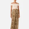 Shona Joy Hadiya Relaxed Pant - Almond/Multi< Pants