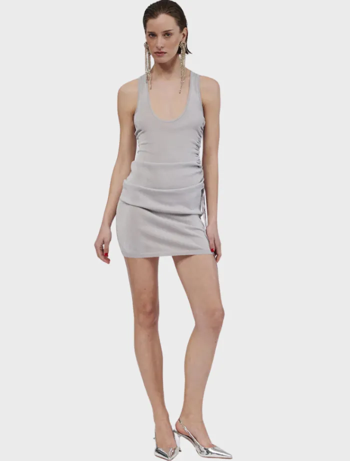 ibiza_mini_dress__silver_0.webp Suboo Ibiza Mini Dress - Silver< Casual Dresses | Mini Dresses