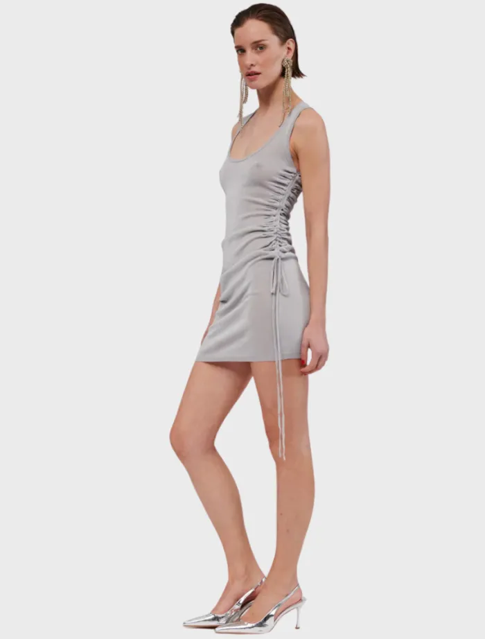 ibiza_mini_dress__silver_1.webp Suboo Ibiza Mini Dress - Silver< Casual Dresses | Mini Dresses