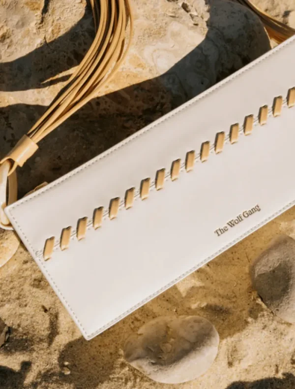 The Wolf Gang Ida Whipstitch Shoulder Bag - Ivory< Bags | Shoulder Bag