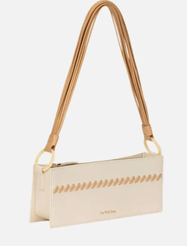 The Wolf Gang Ida Whipstitch Shoulder Bag - Ivory< Bags | Shoulder Bag