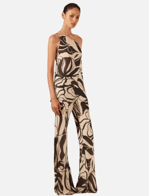 Shona Joy Imane Cami - Cream/Black< Casual Dresses