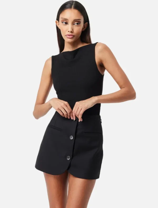 Mossman In Pursuit Mini Skirt - Black< Skirts