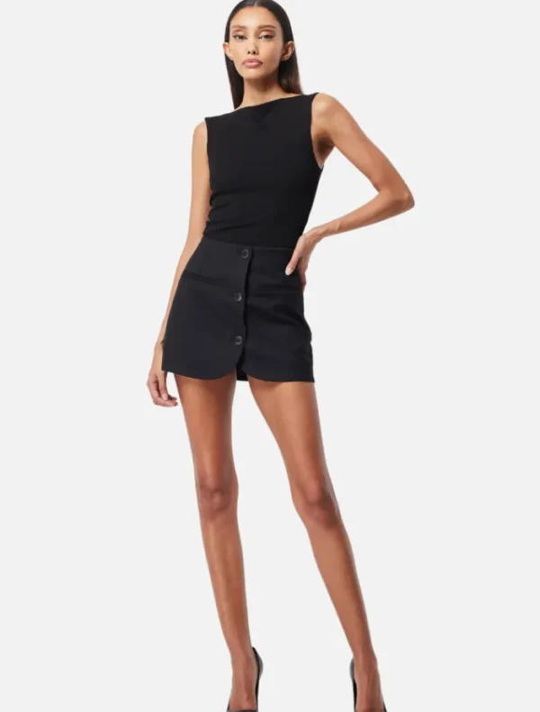 Mossman In Pursuit Mini Skirt - Black< Skirts