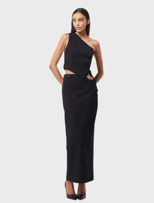 Mossman In Pursuit Vest - Black< Mini Dresses | Midi Dresses