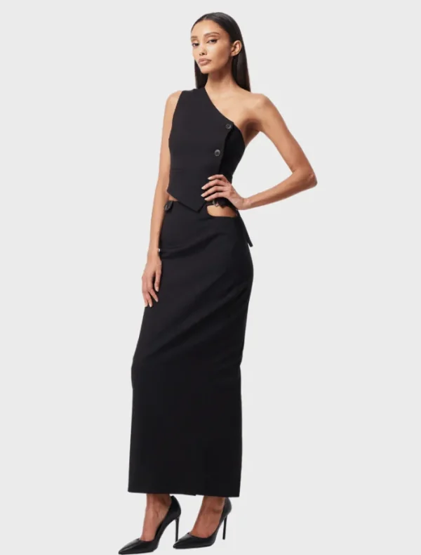 Mossman In Pursuit Vest - Black< Mini Dresses | Midi Dresses