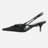 Alias Mae Iris - Black Leather< Heels