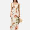 Roame Isolde Dress - Raphia Bloom< Casual Dresses