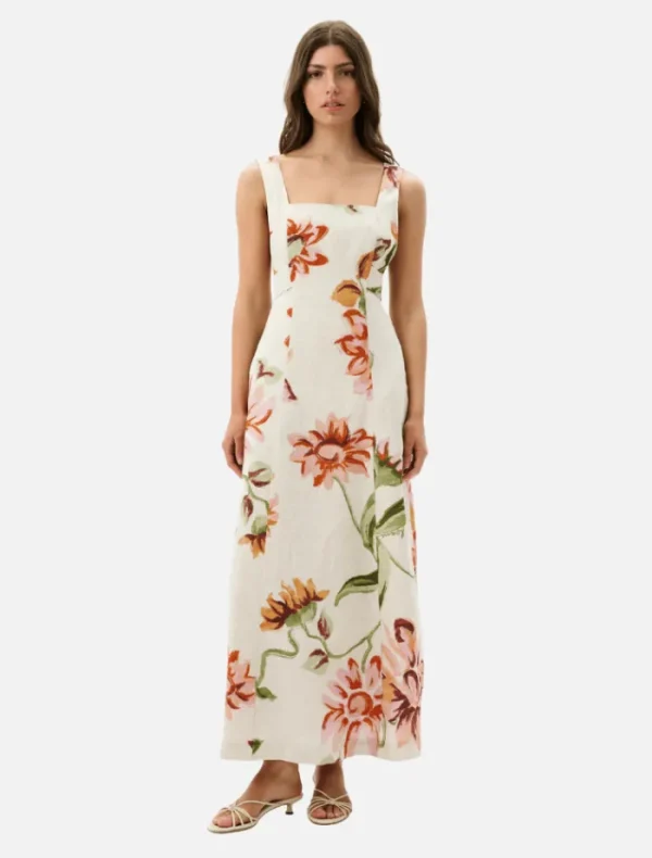 Roame Isolde Dress - Raphia Bloom< Casual Dresses
