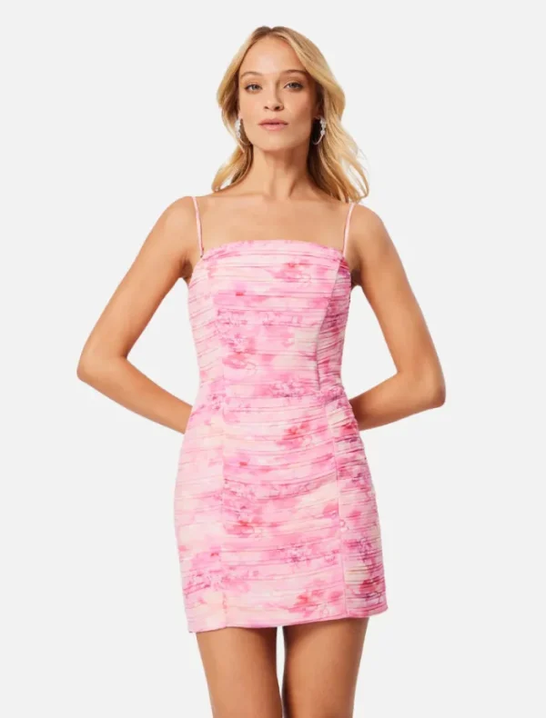 Elliatt Ivy Mini Dress - Pink Multi< Casual Dresses | Mini Dresses