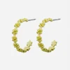 Jolie and Deen Jemima Hoops - Gold< Earrings