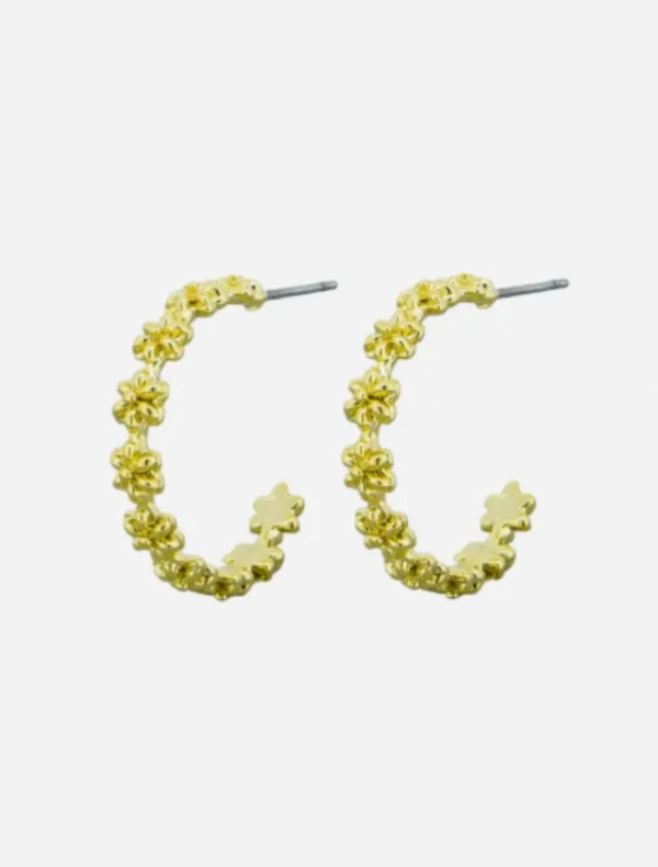 Jolie and Deen Jemima Hoops - Gold< Earrings