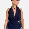 Insurge Clothing Jessie Top - Navy< Shirts | Tops