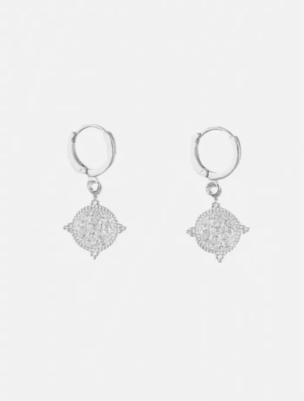 Jolie and Deen Jodie Sleepers - Silver< Earrings