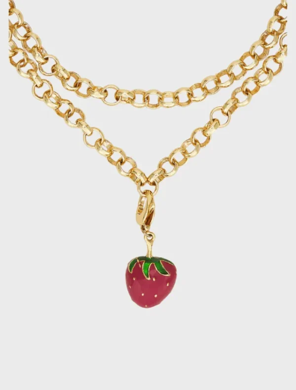 Emma Pills Juicy Af Necklace - Gold< Necklaces