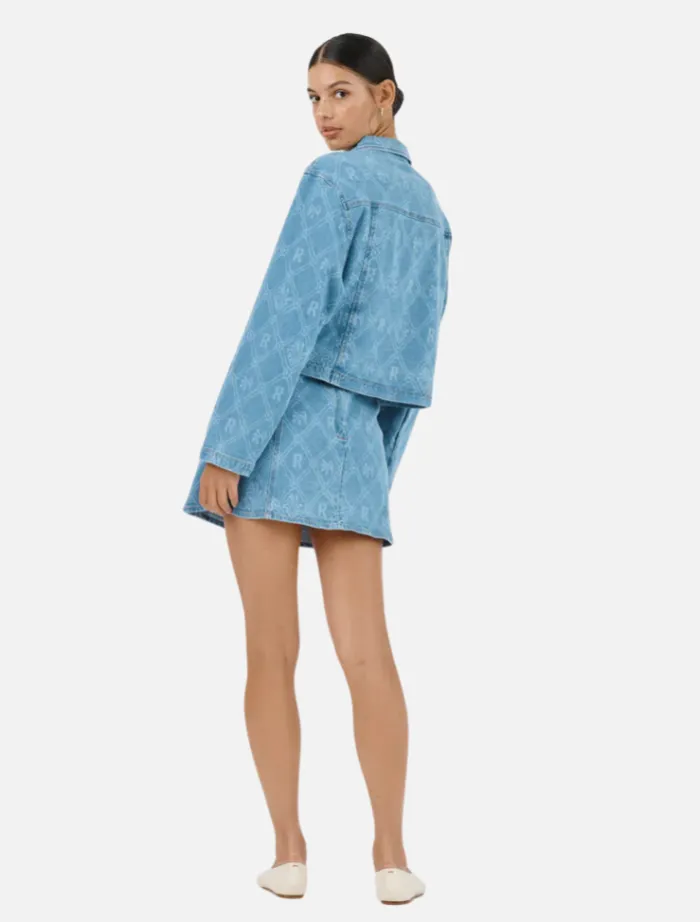 kaiza_denim_jacket__palma_1.webp Roame Kaiza Denim Jacket - Palma Denim< Denim | Jackets / Coats