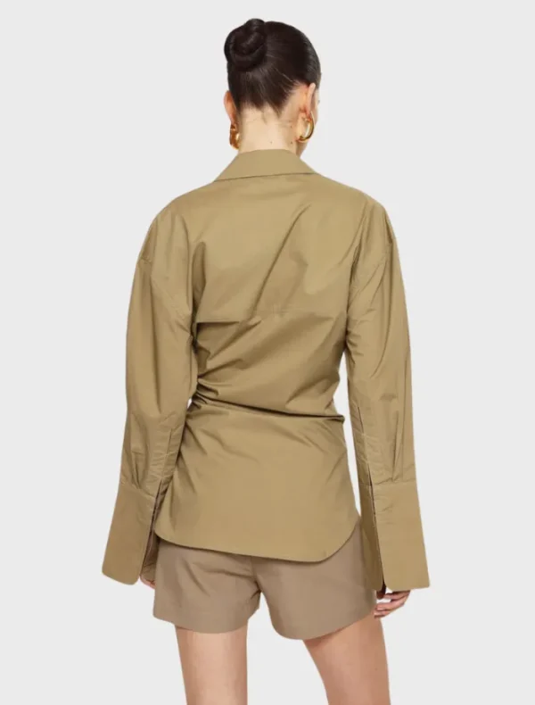 Effie Kats Kalisha Shirt - Sand< Shirts