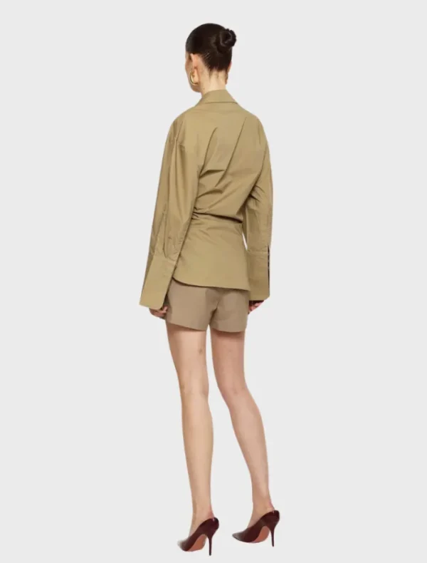 Effie Kats Kalisha Shirt - Sand< Shirts