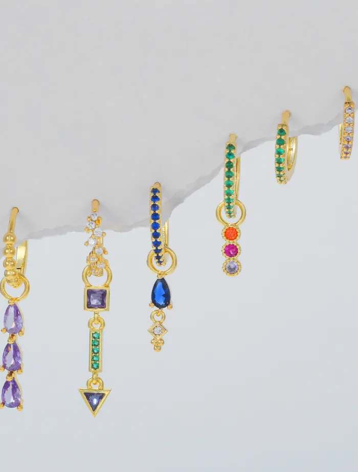 kara_earring_set__multi_2.webp Insurge Clothing Kara Earring Set - Multi< Earrings