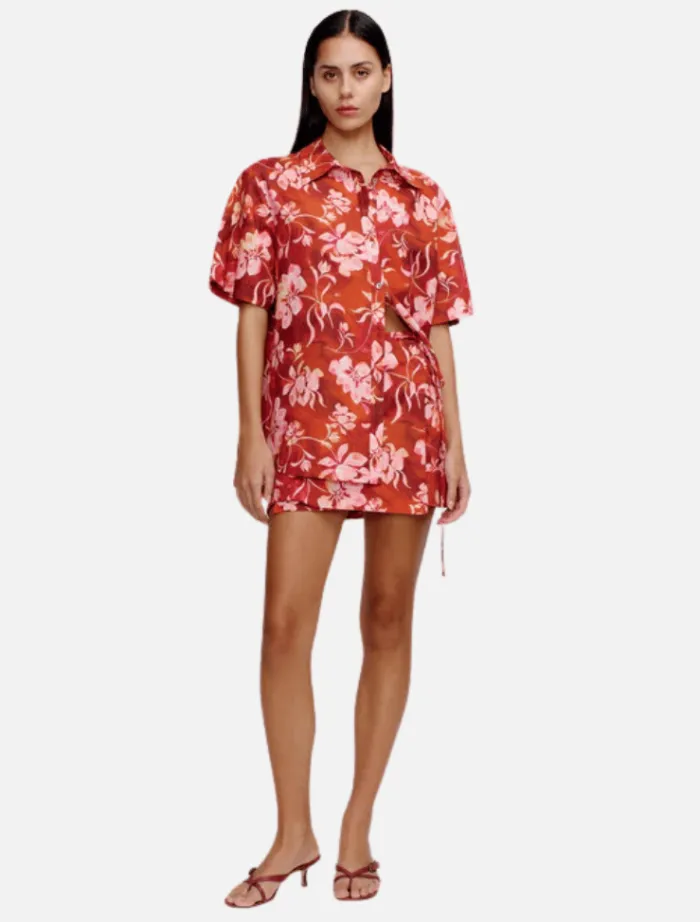 kelly_wrap_skirt__cherryb_0.webp Ownley Kelly Wrap Skirt - Cherrybomb< Skirts | Shirts