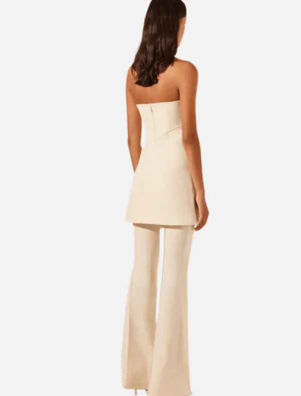 Shona Joy Lani Boot Cut Flared Pant - Rice< Pants
