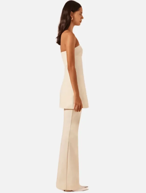 Shona Joy Lani Boot Cut Flared Pant - Rice< Pants
