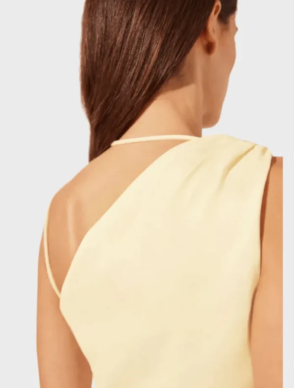 Shona Joy Lani Gathered Midi Dress - Vanilla< Midi Dresses | Skirts