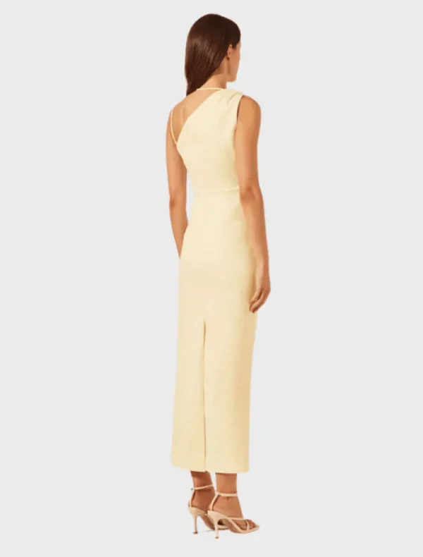 Shona Joy Lani Gathered Midi Dress - Vanilla< Midi Dresses | Skirts