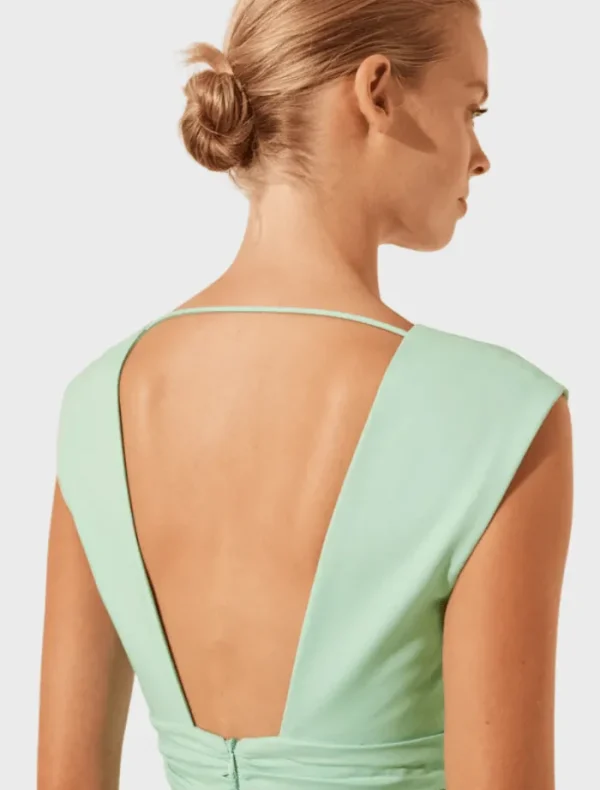 Shona Joy Lani Plunged Cut Out Mini Dress - Aqua< Casual Dresses | Mini Dresses