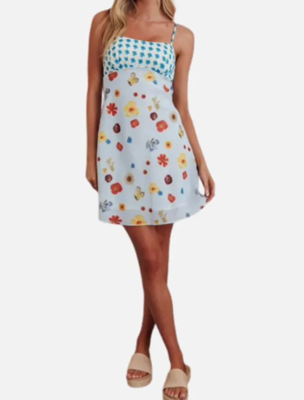 Insurge Clothing Larissa Mini - Blue< Casual Dresses | Mini Dresses