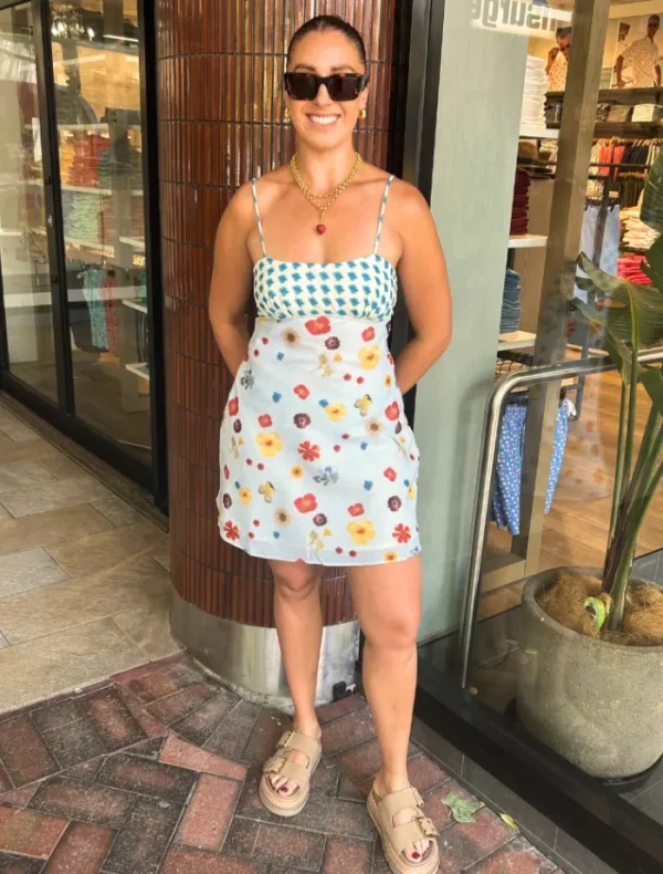 Insurge Clothing Larissa Mini - Blue< Casual Dresses | Mini Dresses